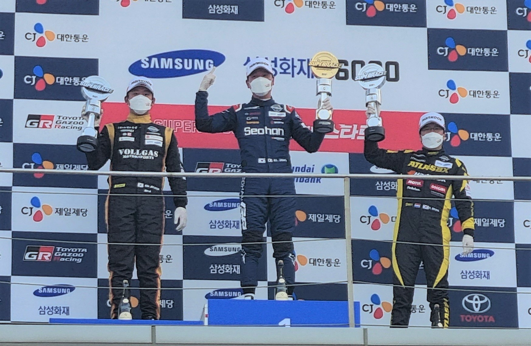 CJ슈퍼레이스삼성화재6000클래스4라운드포디엄